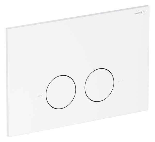Omnires Eco Flush Set Strongframe + Minimal cadru ascuns cu buton de acționare pentru vas wc suspendat STFWCECO1MRWM