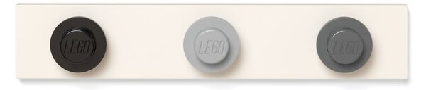 Cuier de perete LEGO®, 35 x 6,8 cm, negru-gri