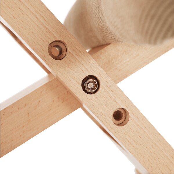KONDELA Scaun tip kneeling ergonomic, crem / fag, GROCO