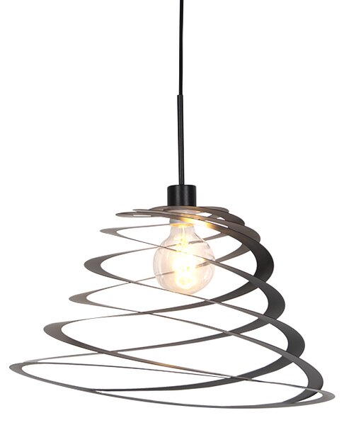 Lampă suspendată de design cu nuanță spirală de 50 cm - Scroll