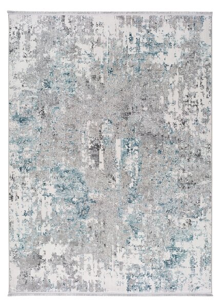 Covor Universal Riad Abstract, 120 x 170 cm, albastru - gri
