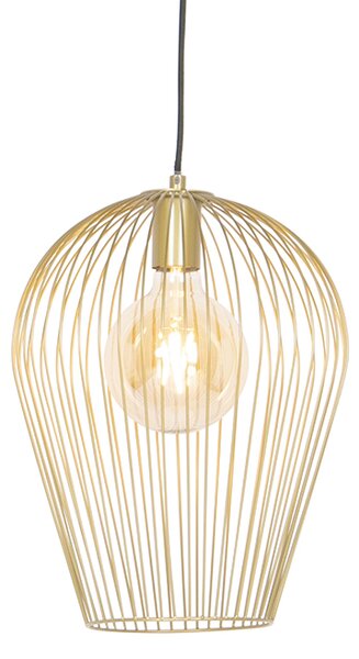 Lampă suspendată design auriu - Wire Ario