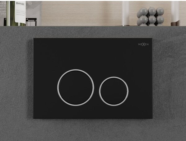 Mexen Fenix 05 buton de spălare, negru mat - 600503