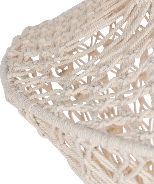 Abajur macrame natural 90 cm