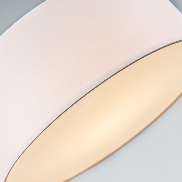Plafoniera roz 30 cm cu LED inclus - Drum LED