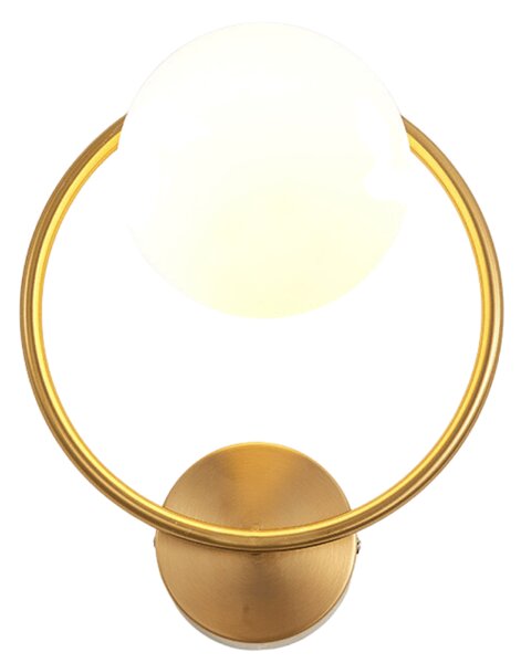 Aplica Global, LuminiLux , Gold, 23*29 cm ,Otel