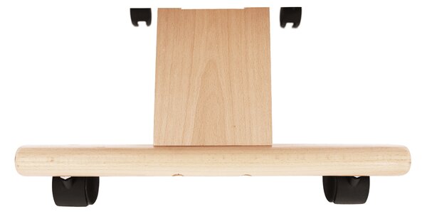 KONDELA Scaun genunchi ergonomic, negru / fag, GROCO