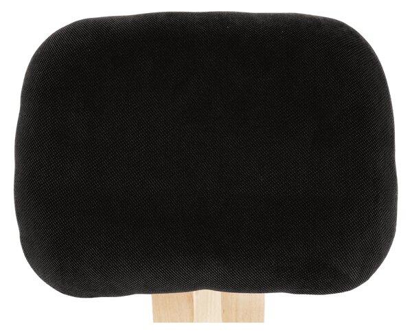 KONDELA Scaun genunchi ergonomic, negru / fag, GROCO