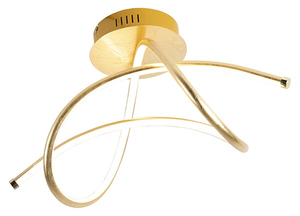 Plafoniera design auriu cu LED - Viola