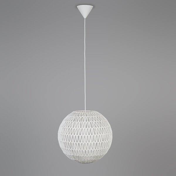 Lampă suspendată retro albă 40 cm - Lina Ball 40