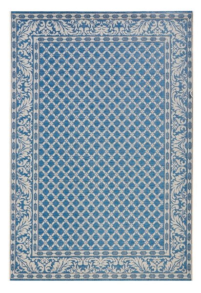 Covor pentru exterior NORTHRUGS Royal, 115 x 165 cm, albastru - crem