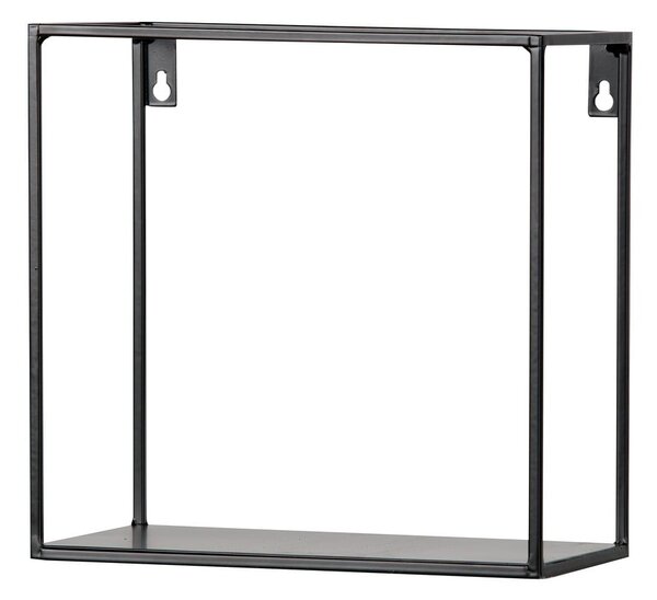 Set 2 rafturi pentru perete WOOOD Meert, negru