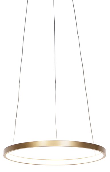 Lampă modernă cu inel de aur 40 cm incl. LED - Anella