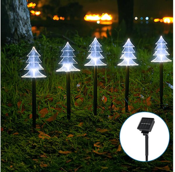 Corp de iluminat LED solar de Crăciun Aigostar LED/0,054W/1,2V 1m IP65 alb rece