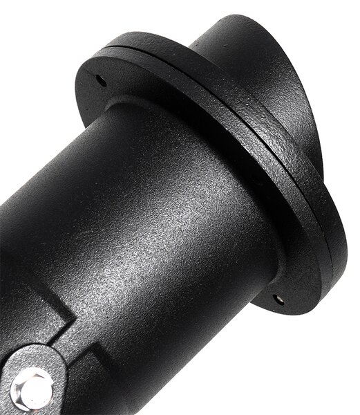 Set de 3 spoturi pentru grădină cu pichet negru, inclusiv cablu și mufă IP65 - Done