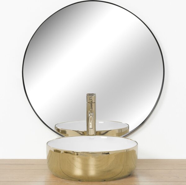 Lavoar Ceramic pentru blat SAMI GOLD Alb