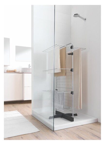 Uscător de rufe gri/argintiu 22 m Thunder – Metaltex
