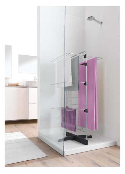 Uscător de rufe gri/argintiu 22 m Thunder – Metaltex