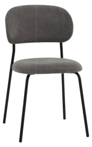 Scaun NEO, tesatura, structura metalica - GRI ANTRACIT