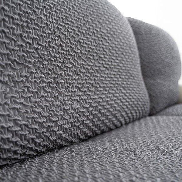 Huse bielastice MODULO gri închis pernă de șezut S (40-59 cm x 50-80 cm)