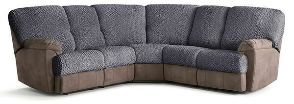 Huse bielastice MODULO gri închis pernă de șezut S (40-59 cm x 50-80 cm)