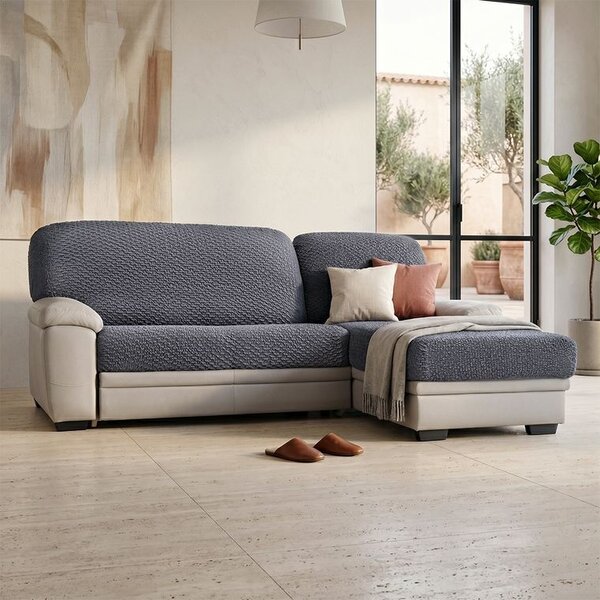 Huse bielastice MODULO gri închis pernă de șezut S (40-59 cm x 50-80 cm)