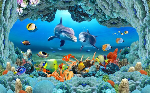 Fototapet Seaworld 180x118 cm