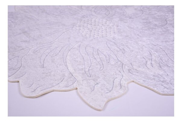 Covor Vitaus Kaluma, ⌀ 80 cm, crem