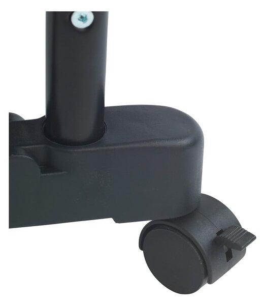 Suport de haine mobil telescopic din metal negru All In Black - Wenko