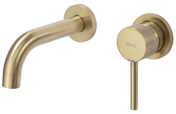 Baterie incastrata Auriu Periat Rea Lungo Gold Mat + BOX