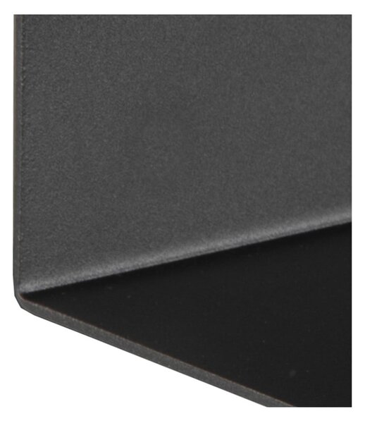 Raft dublu de perete din metal Actona Joliet, lățime 35 cm, negru