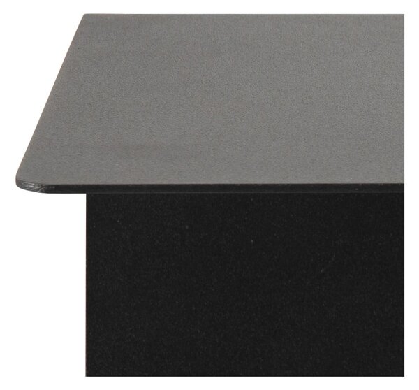 Raft dublu de perete din metal Actona Joliet, lățime 35 cm, negru
