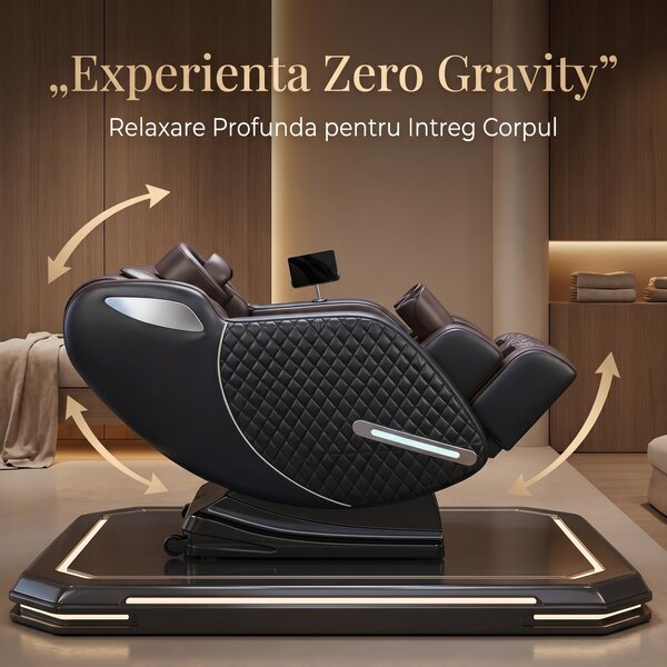 Fotoliu masaj IGNIUS cu AI Voice, SL-Track, Zero Gravity si airbag ful