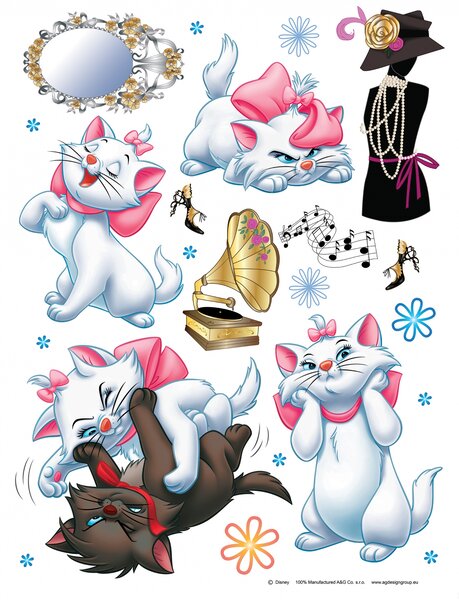 Sticker Pisicile aristocrate - Cats - 65X85cm - DK1708