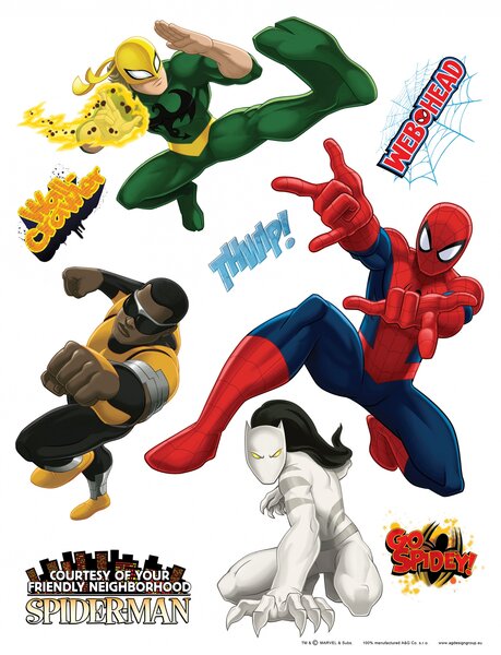 Sticker Spiderman si Eroi Marvel - 65x85cm - DK1775