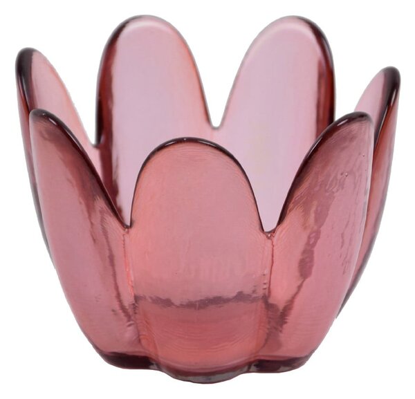 Bol din sticlă reciclată Ego Dekor Brotes, roz