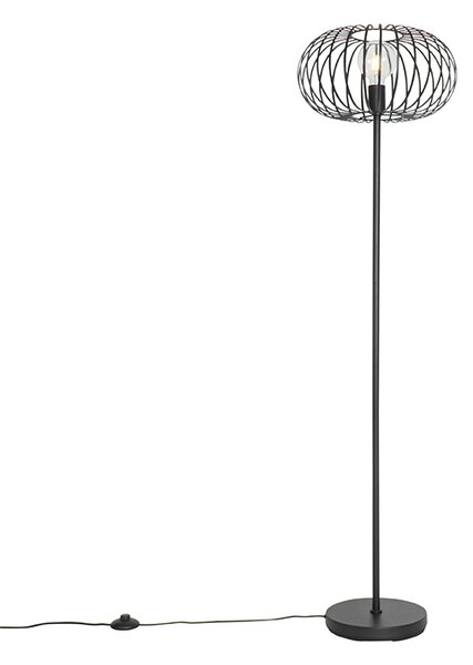 Lampă de podea design negru - Johanna