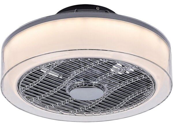 Plafonieră LED dimabilă Rabalux cu ventilator LED/30W/230V + telecomandă