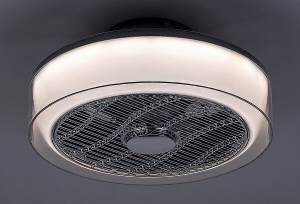 Plafonieră LED dimabilă Rabalux cu ventilator LED/30W/230V + telecomandă