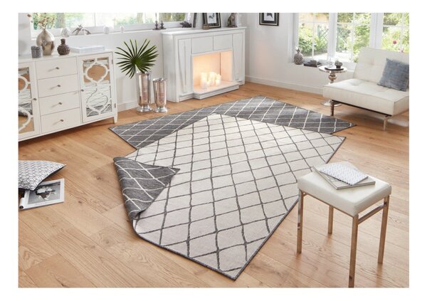 Covor adecvat pentru exterior NORTHRUGS Malaga, 80 x 150 cm, gri - crem