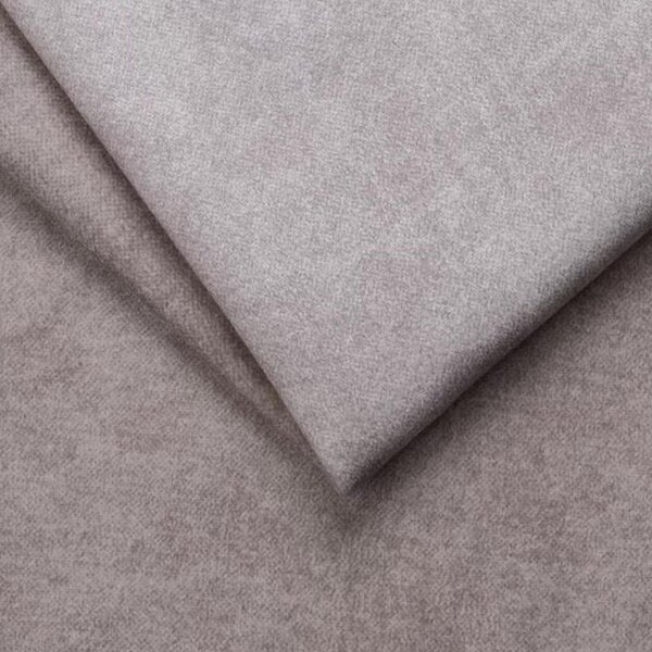 Pat CAYA 180x200, stofa catifelata bej - Whisper 03, cu suport saltea