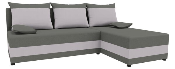 KONDELA Set de canapea universală, verde/gri deschis, PAGI COLţ UNI