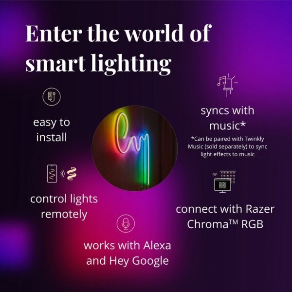 Bandă LED RGB dimabilă FLEX 200xLED 5m Wi-Fi Twinkly TWFL200STW-WEU