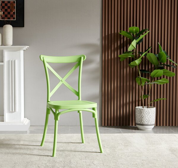 KONDELA Scaun, pliabil, verde, SAVITA
