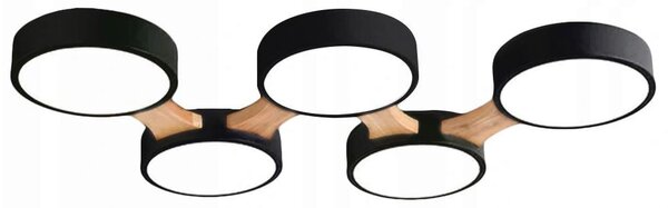 PLAFON NEGRU APP526-5C