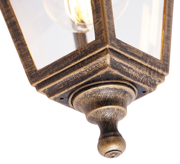 Lampă de perete pentru exterior auriu antic IP44 - Capital