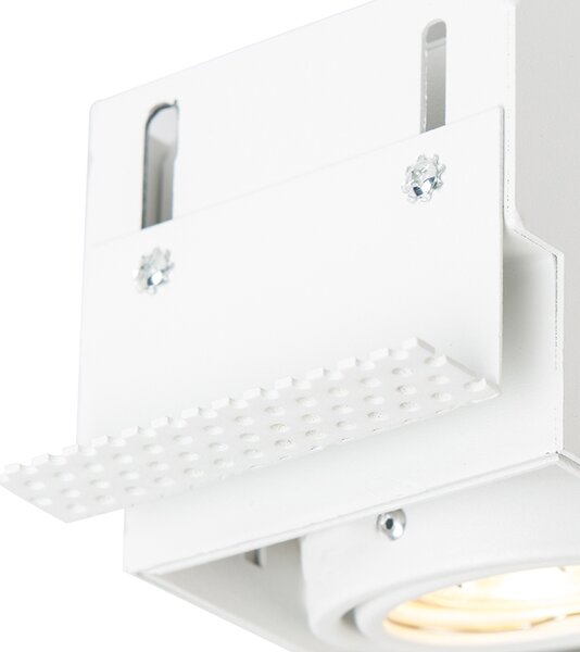 Spot încastrat inteligent alb fără ramă, incl. 2 WiFi GU10 - Oneon 2
