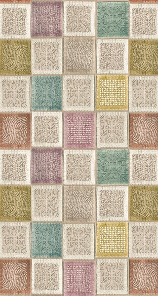 Covor Squares 2024 Multicolor, 80 x 150 cm