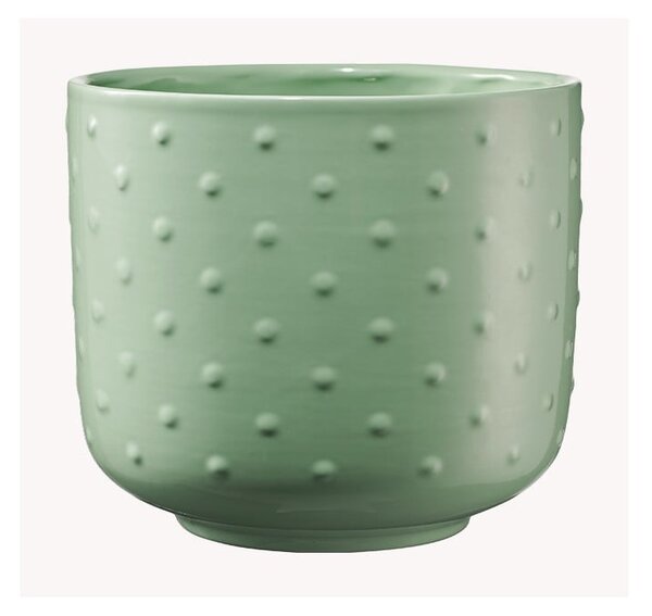 Ghiveci din ceramică Big pots Baku, ø 13 cm, verde deschis