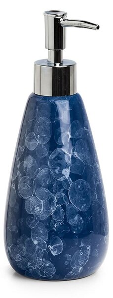 Dozator pentru sapun din ceramica, Rare Bleumarin, Ø8,3xH20 cm